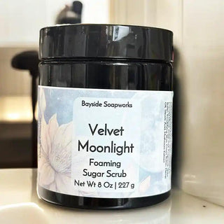 Velvet Moonlight Foaming Sugar Scrub - Bayside Soapworks